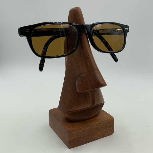 Vintage Eddie Bauer Black Oval Sunglasses Frames - Picture 2 of 7